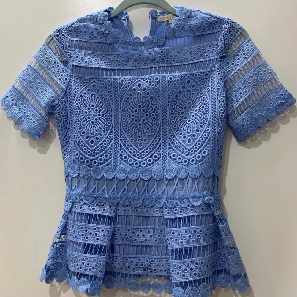 Maje Peplum Top size 1 - Picture 1 of 3